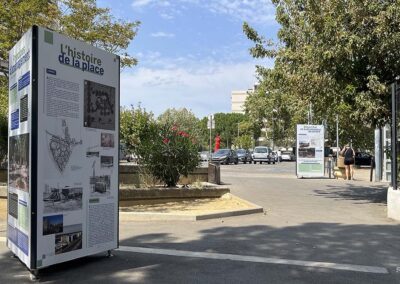 totem expo extérieure Aix en Provence